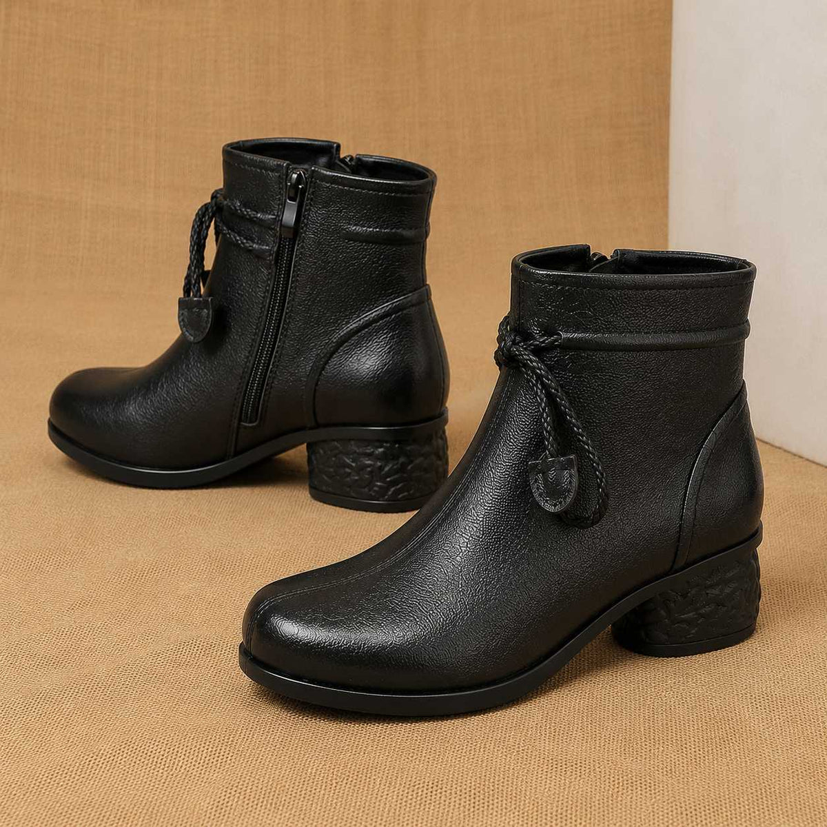 Women's Leather Ankle Boots