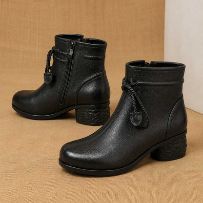 Women's Leather Ankle Boots