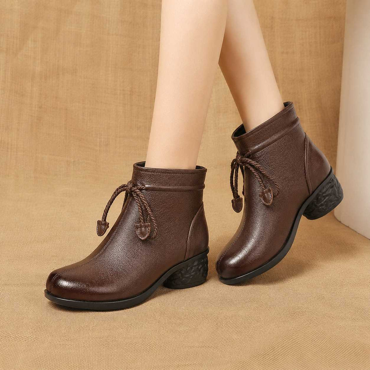 Women's Leather Ankle Boots