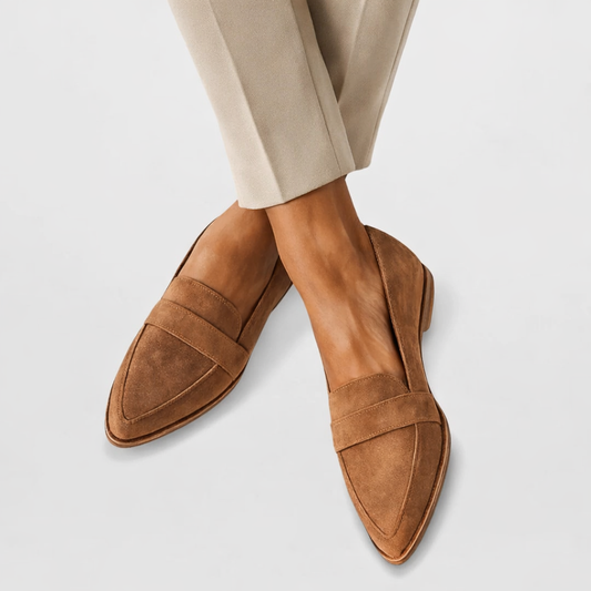 Women's Orthopedic Soft Suede Loafers – Elegant Perfect Fit