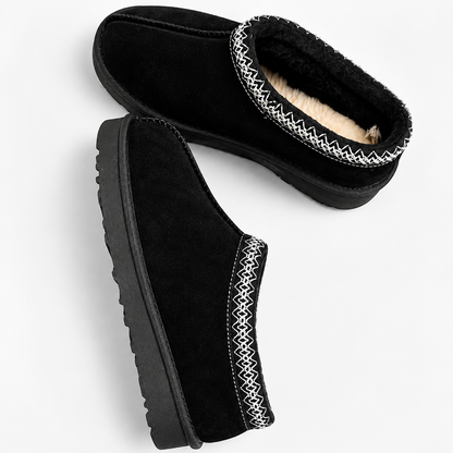 Women's Winter Slippers – Warm Fur Lined Slip On House Shoes
