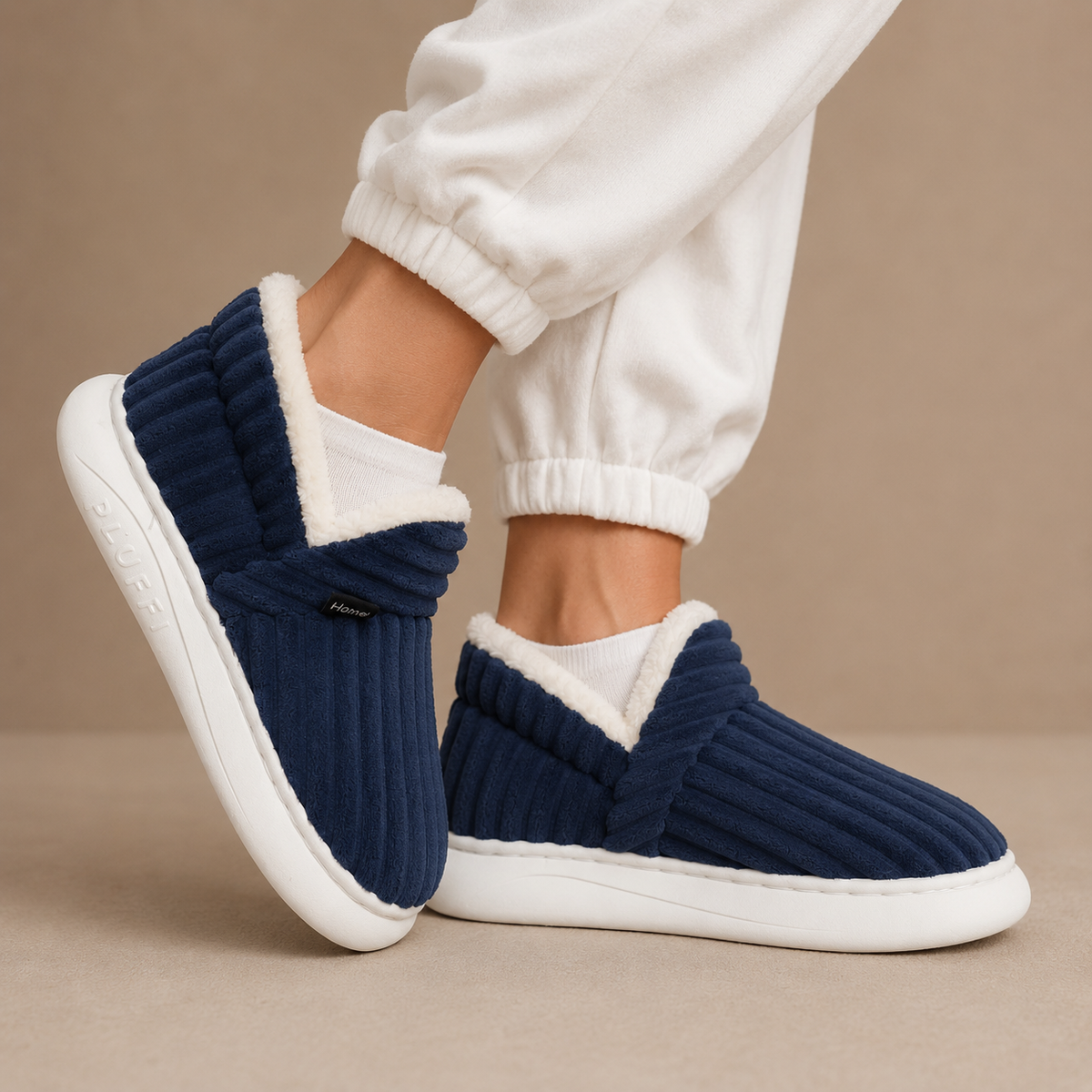 Women's Winter Slippers – Warm Fleece Lined Slip-On House Shoes