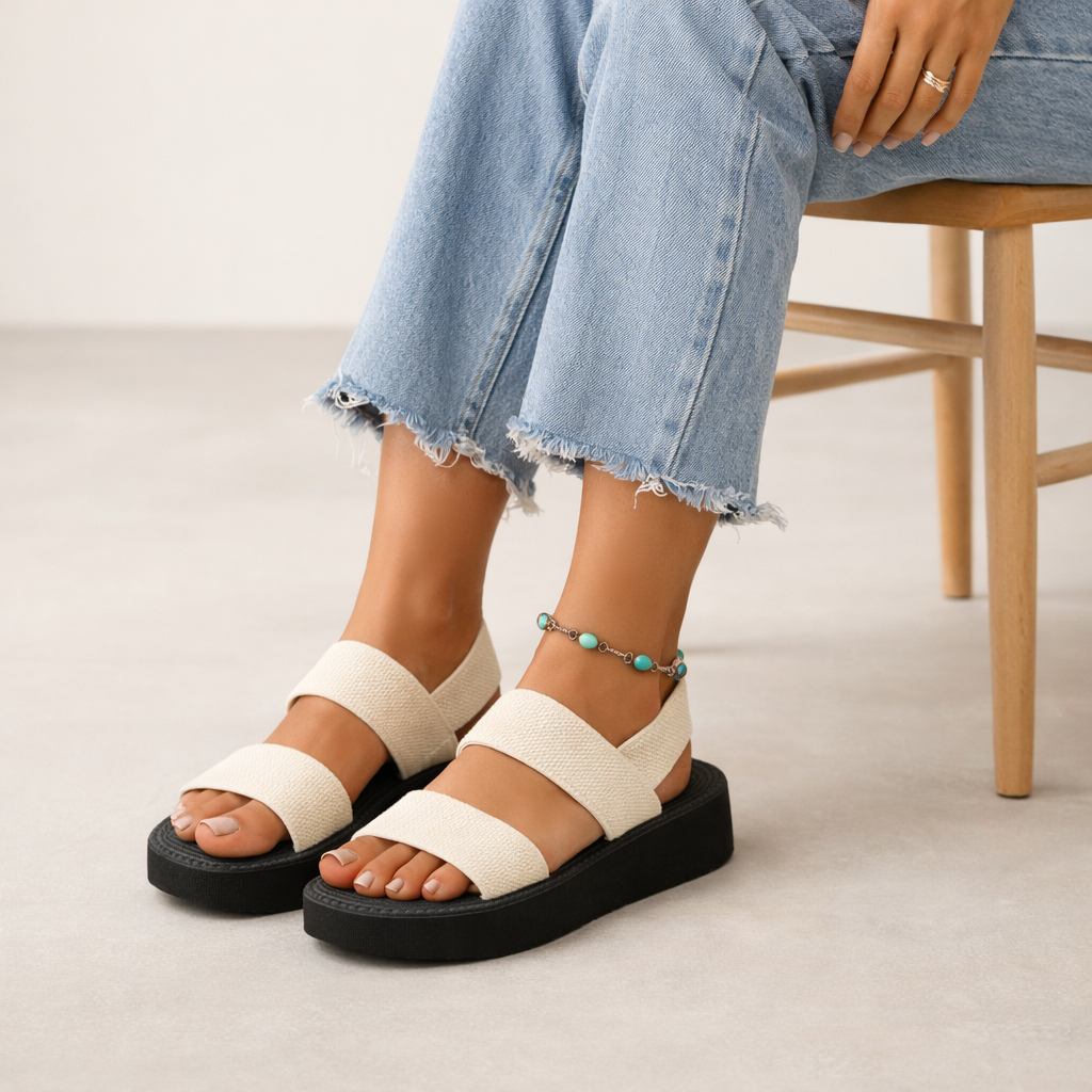 Platform Slingback Sandals