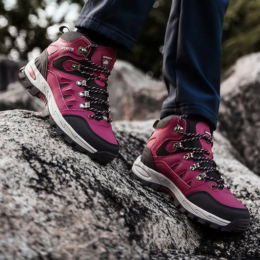 Non-Slip High-Top Hiking Boots