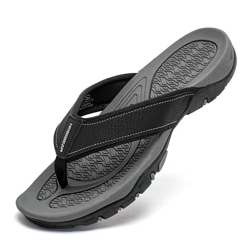 Orthopedic Men's Athletic Flip Flops with Arch Support