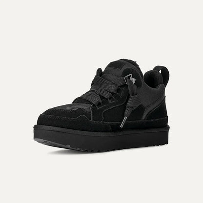 Women's Fleece-Lined Suede Platform Winter Trainers