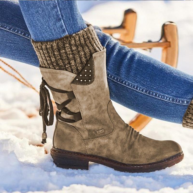Mid Calf Winter Boots