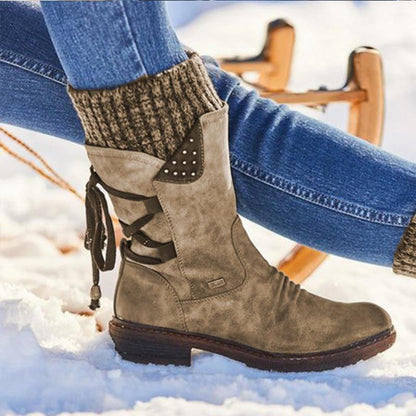 Mid Calf Winter Boots