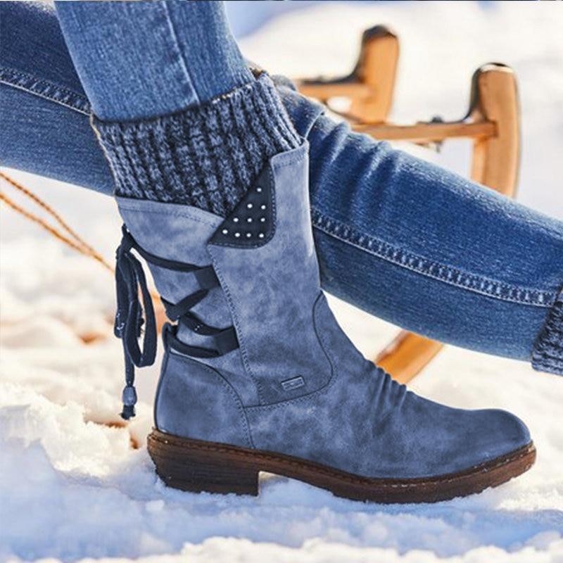 Mid Calf Winter Boots