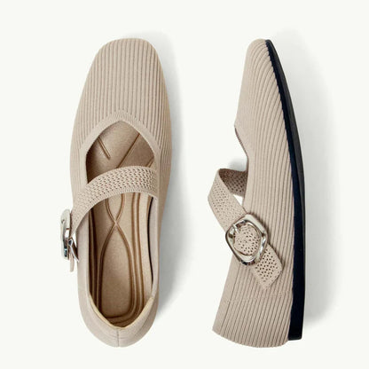 Breathable Mary Jane Flats