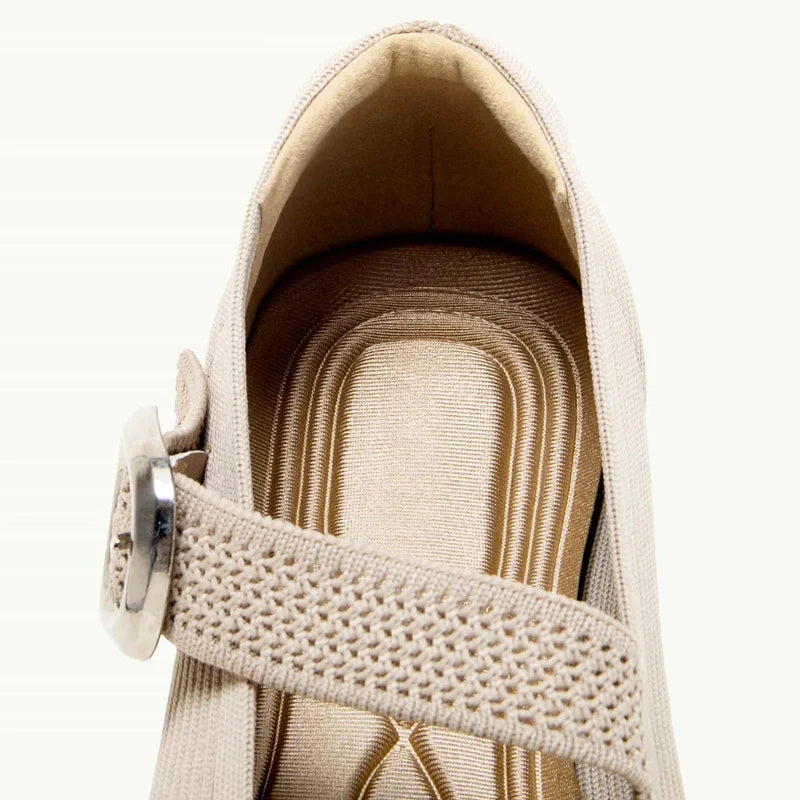Breathable Mary Jane Flats