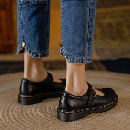 Orthopedic Leather Mary Jane Shoes