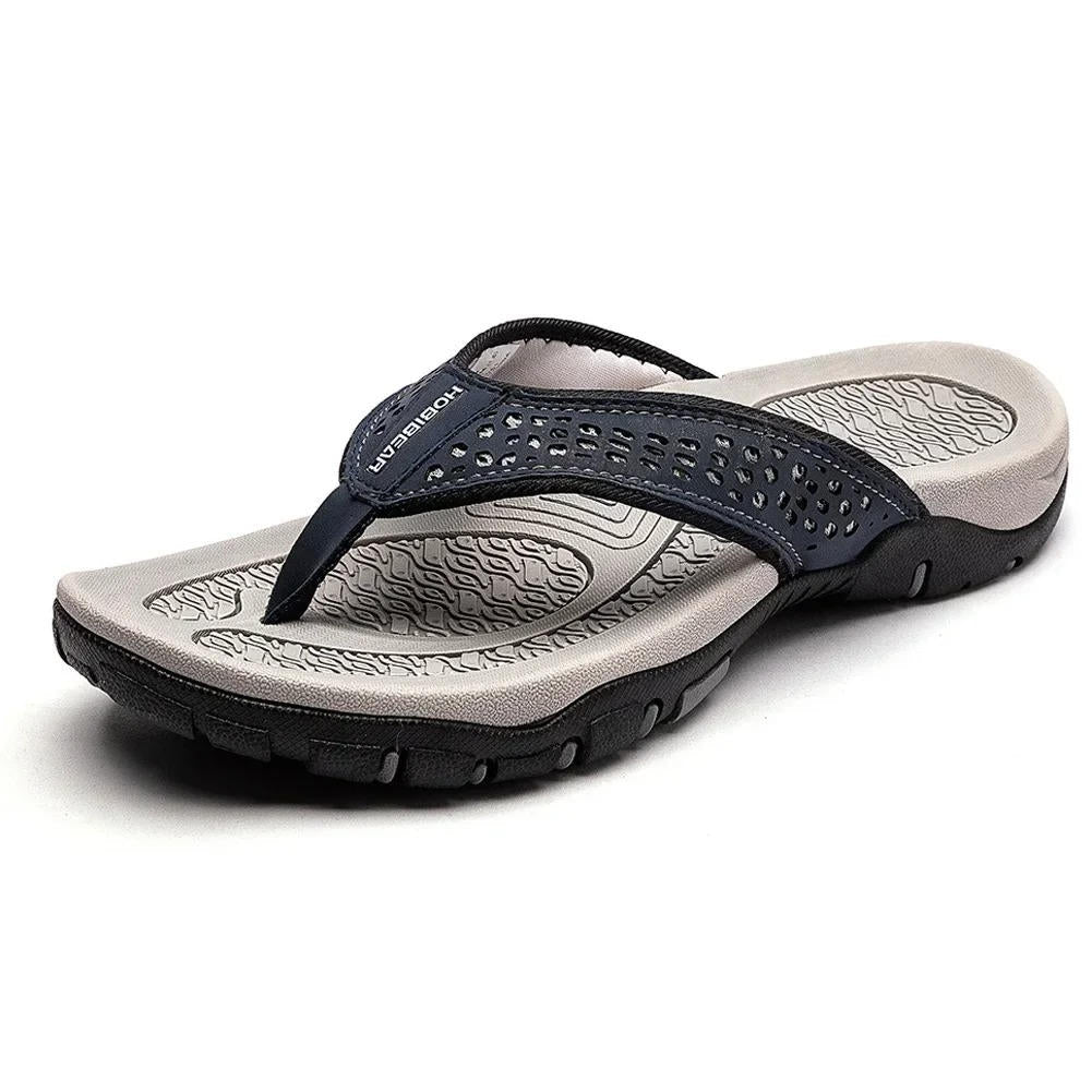 Orthopedic Men's Athletic Flip Flops with Arch Support
