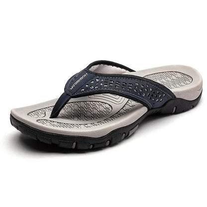 Orthopedic Men's Athletic Flip Flops with Arch Support