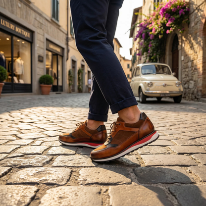 Men's Leather Sneakers
