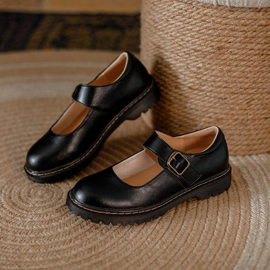 Orthopedic Leather Mary Jane Shoes