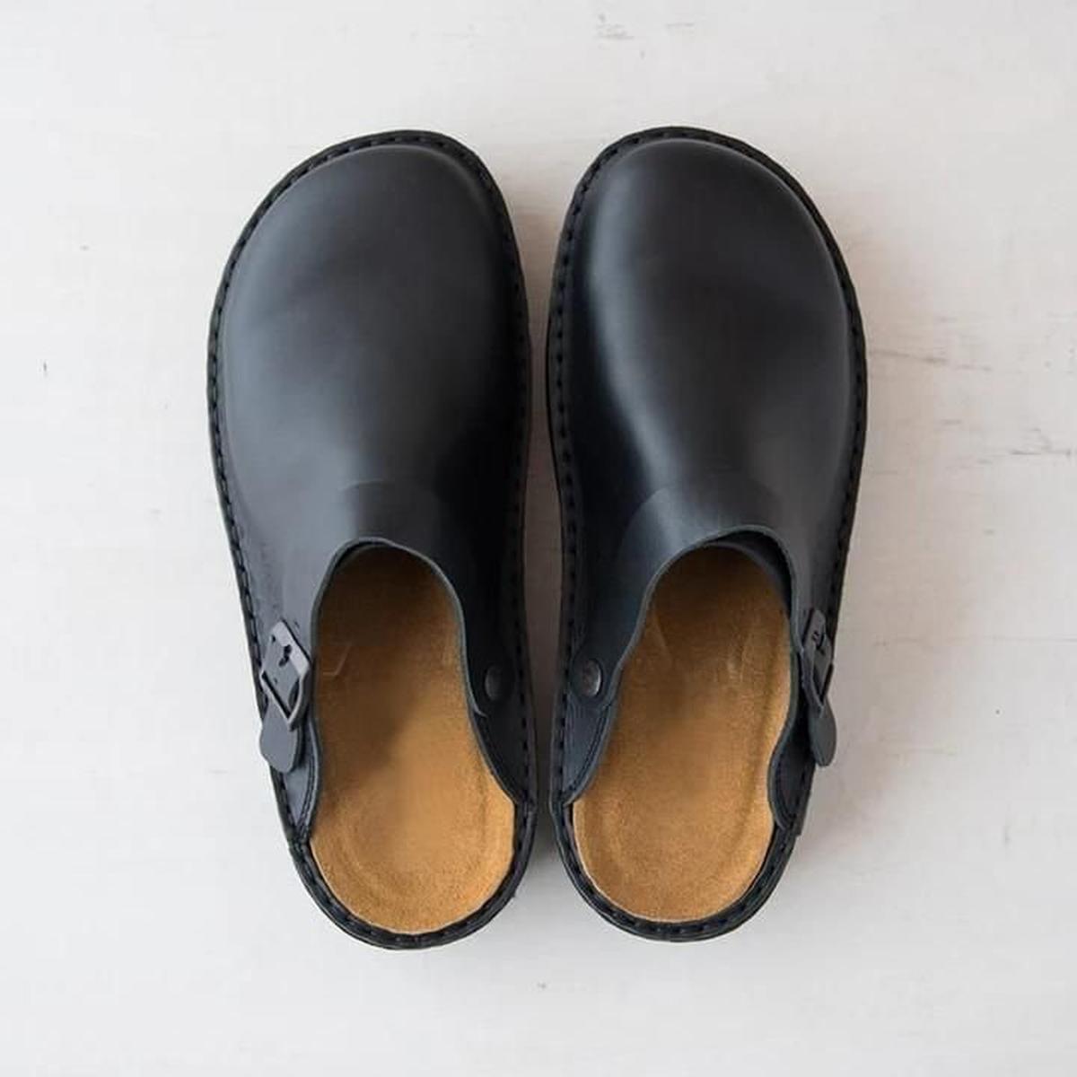 Men's Leather Arch Support Mules