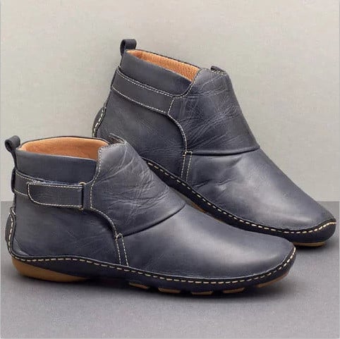 Orthopedic Leather Ankle Boots