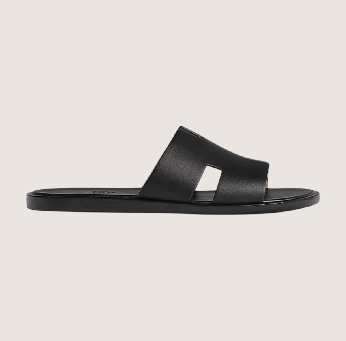 Men Leather Slide Sandals