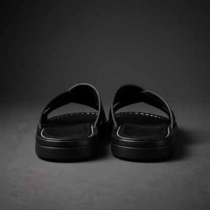 Men's Slip On Leather Sandals