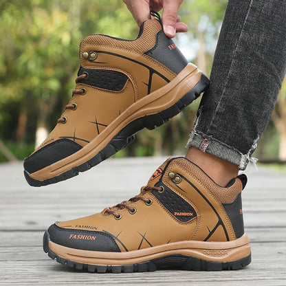 Men's Waterproof Orthopedic Hiking Boots