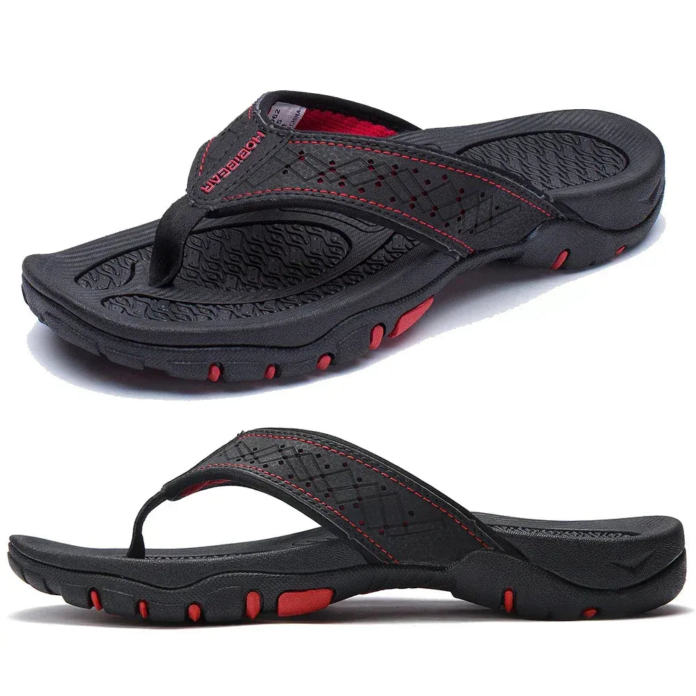 Orthopedic Men's Athletic Flip Flops with Arch Support
