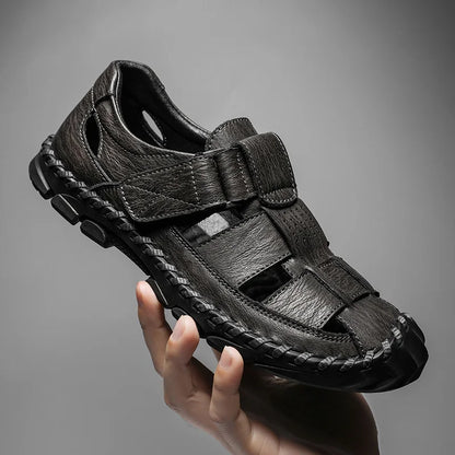 Men Leather Fisherman Sandals
