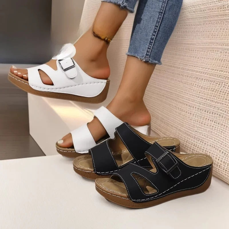 Ladies Wide Fit Orthopedic Walking Sandals