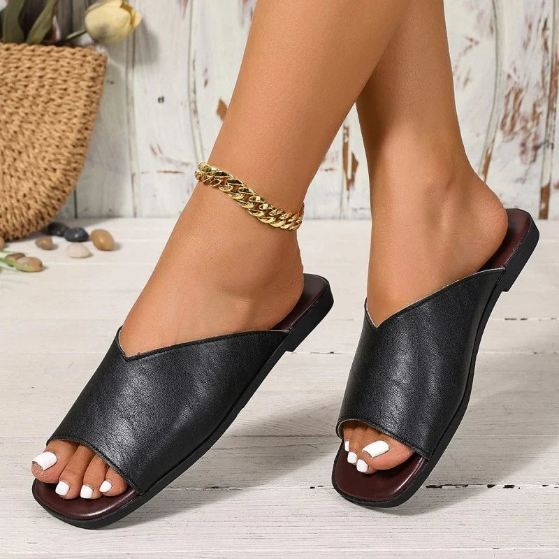 Leather Flats