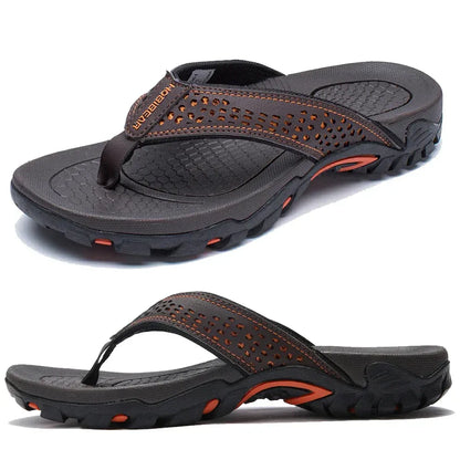 Orthopedic Men's Athletic Flip Flops with Arch Support