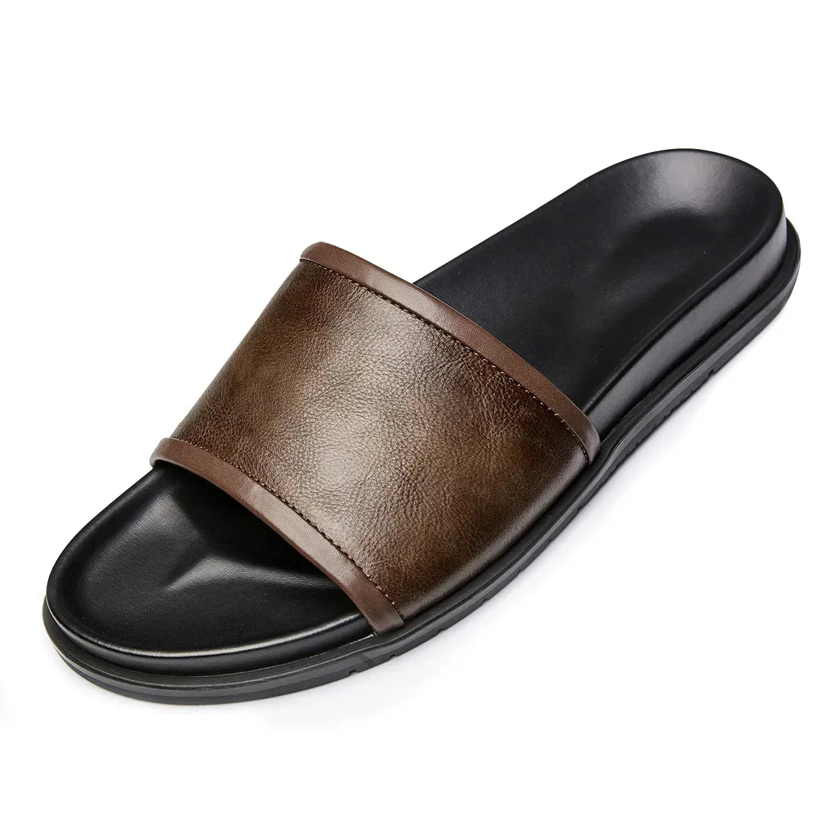 Luxury Leather Slides