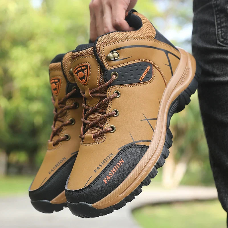 Men's Waterproof Orthopedic Hiking Boots