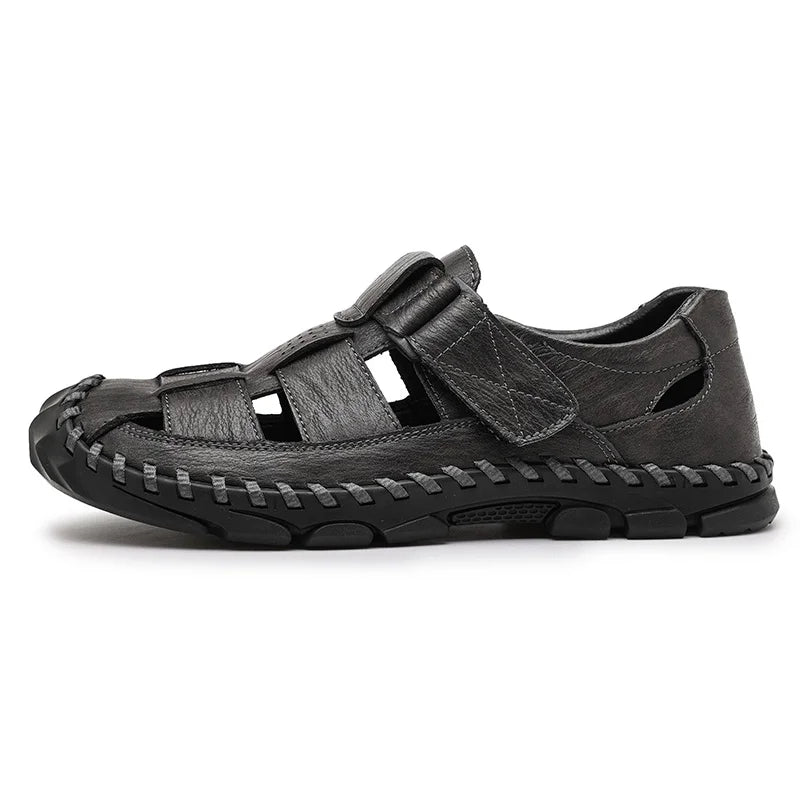 Men Leather Fisherman Sandals