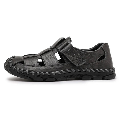 Men Leather Fisherman Sandals