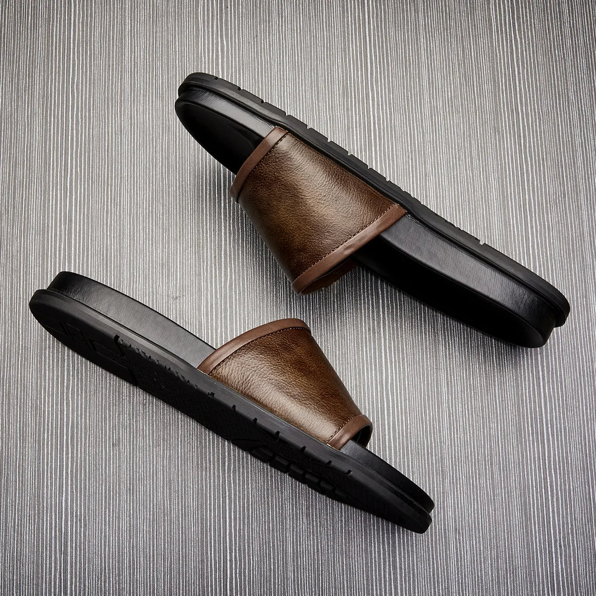 Luxury Leather Slides