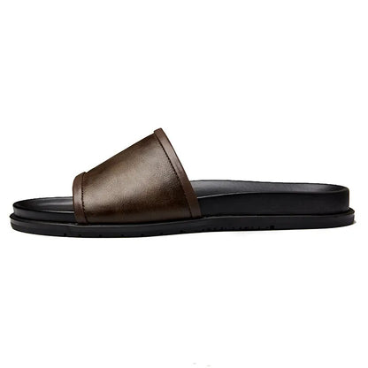 Luxury Leather Slides