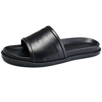 Luxury Leather Slides