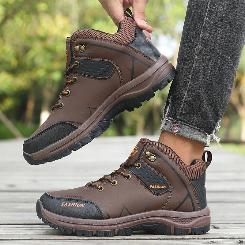 Men's Waterproof Orthopedic Hiking Boots