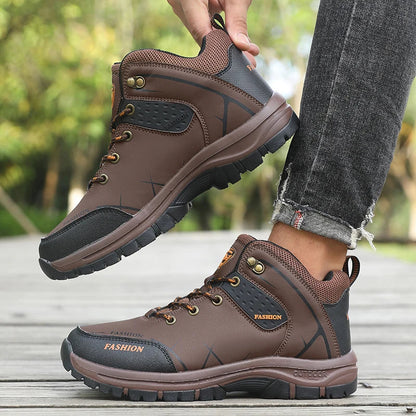 Men's Waterproof Orthopedic Hiking Boots