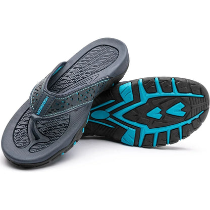 Orthopedic Men's Athletic Flip Flops with Arch Support