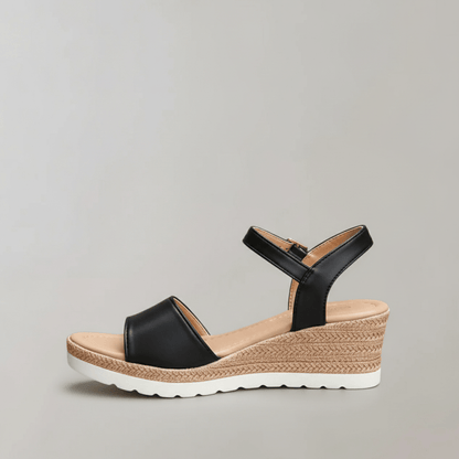 Wedge Sandals with Ankle Strap