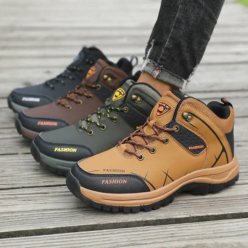 Men's Waterproof Orthopedic Hiking Boots