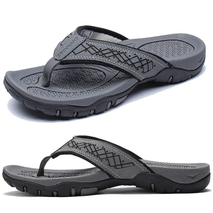 Orthopedic Men's Athletic Flip Flops with Arch Support
