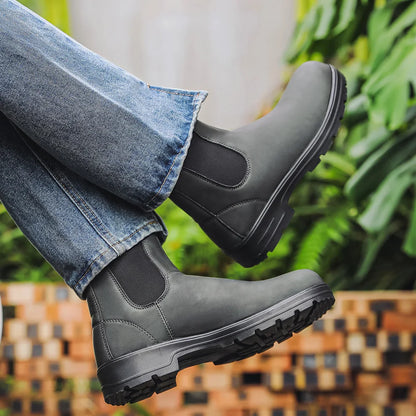 Waterproof Leather Chelsea Boots