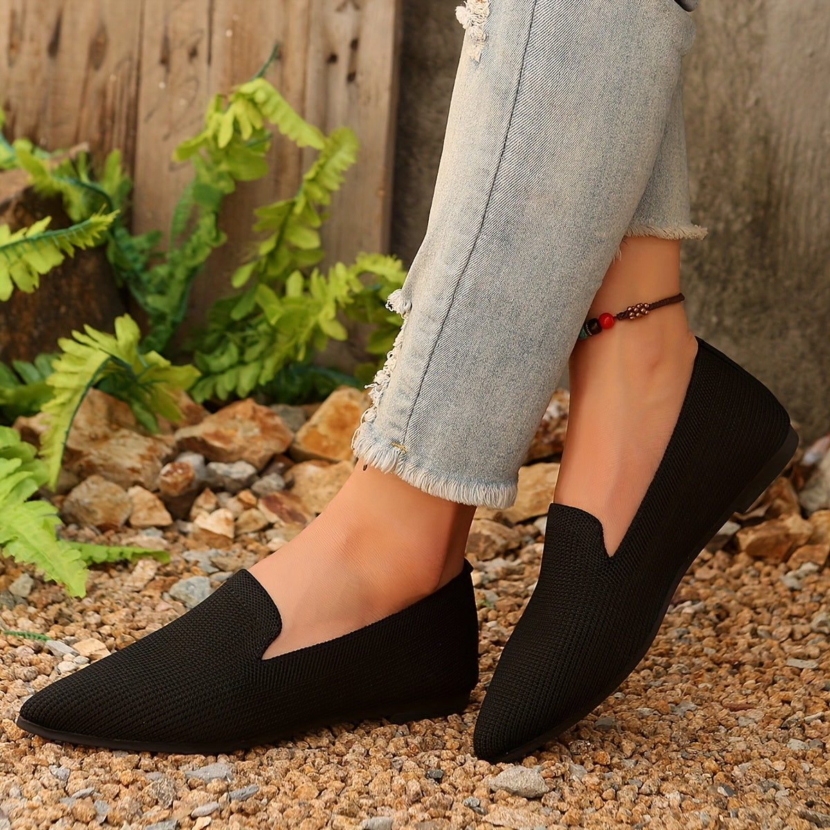 Slip Resistant Ballet Flats