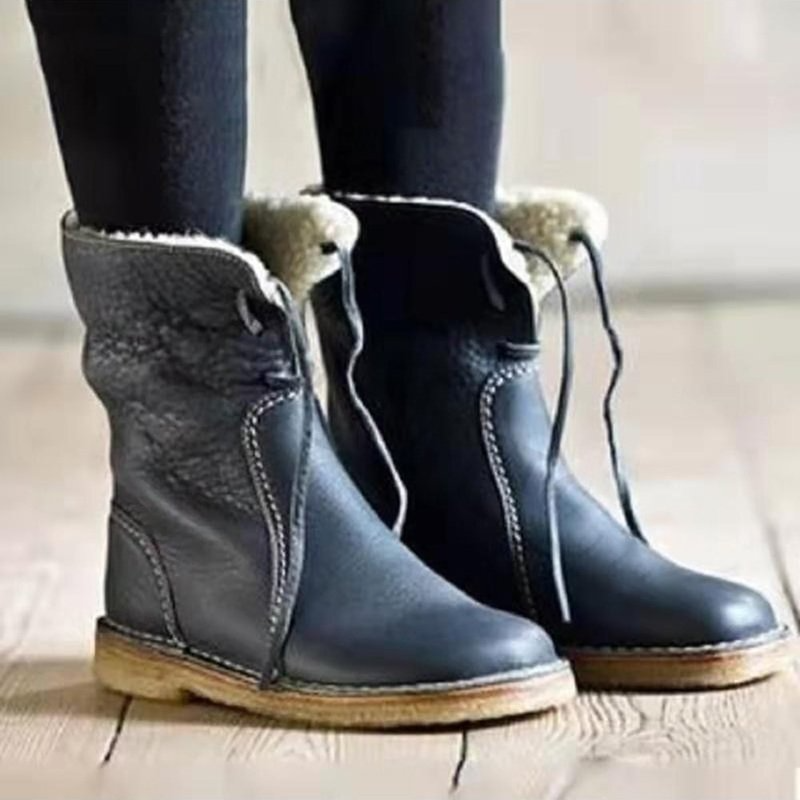 Lace-Up Winter Boots