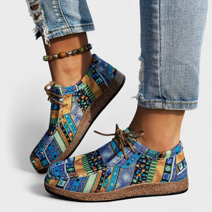 Boho Comfort Sneaker — Wide Fit