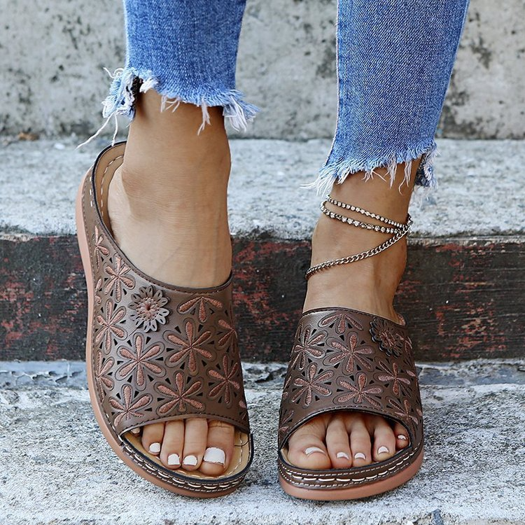Leather Orthopedic Arch-Support Sandals