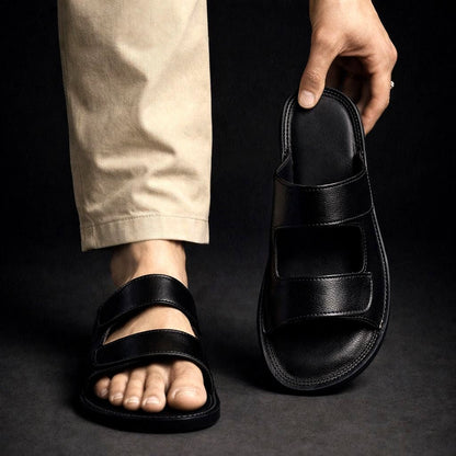 Leather Slides