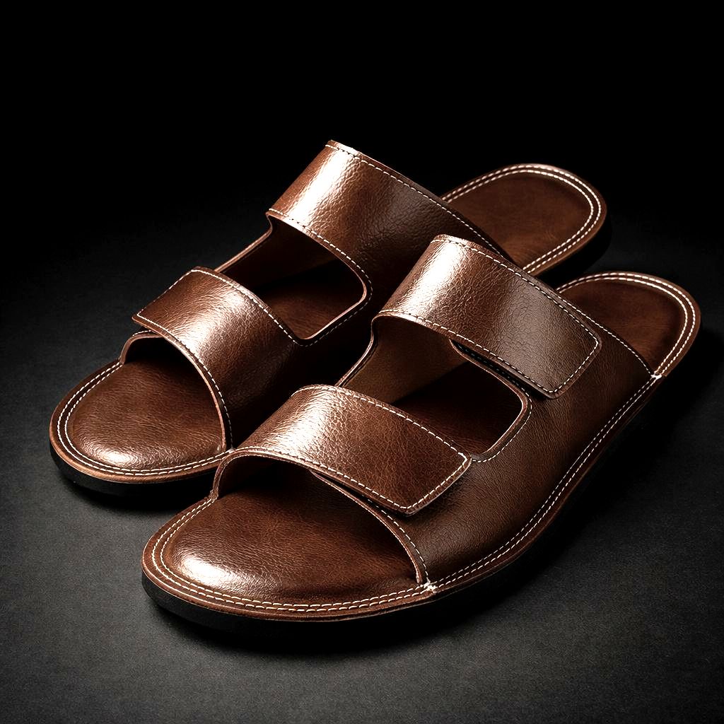 Leather Slides